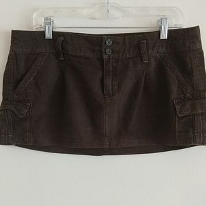 Abercrombie cargo mini skirt
